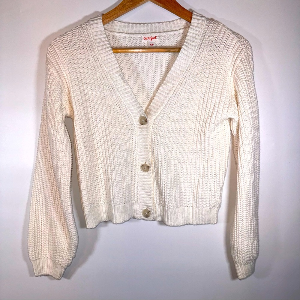 Cat & Jack Cream‎ Girl’s Cardigan